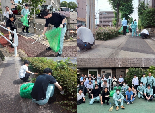 地域清掃活動を行いました